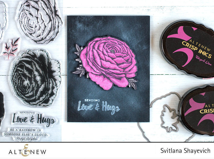 Build-A-Flower Set Build-A-Flower: Ranunculus Layering Stamp & Die Set