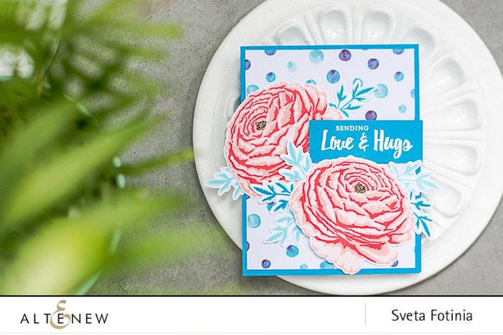 Build-A-Flower Set Build-A-Flower: Ranunculus Layering Stamp & Die Set
