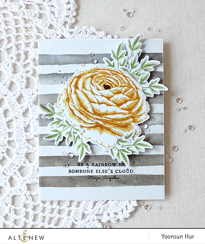 Build-A-Flower Set Build-A-Flower: Ranunculus Layering Stamp & Die Set