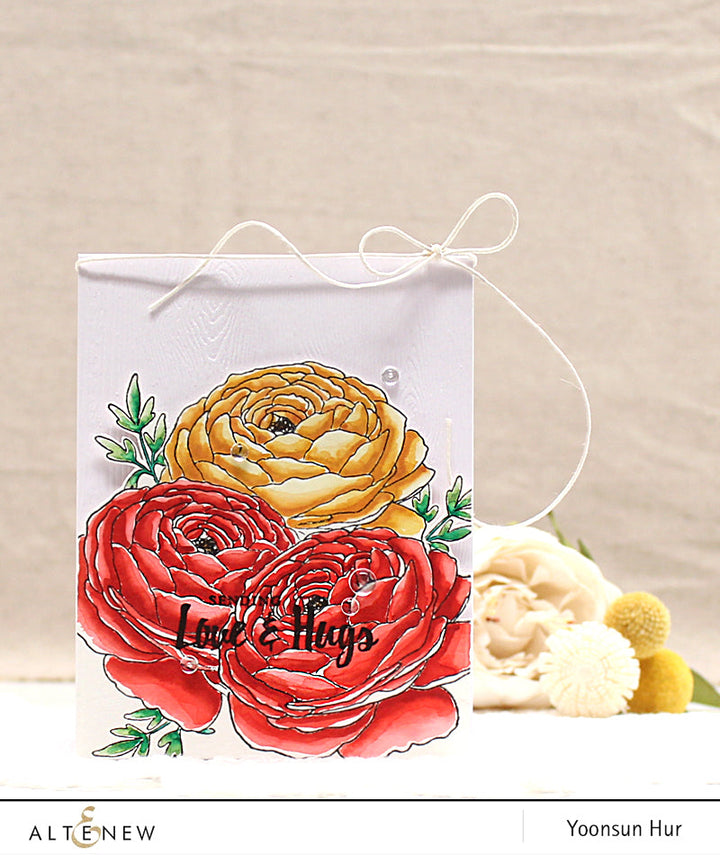 Build-A-Flower Set Build-A-Flower: Ranunculus Layering Stamp & Die Set