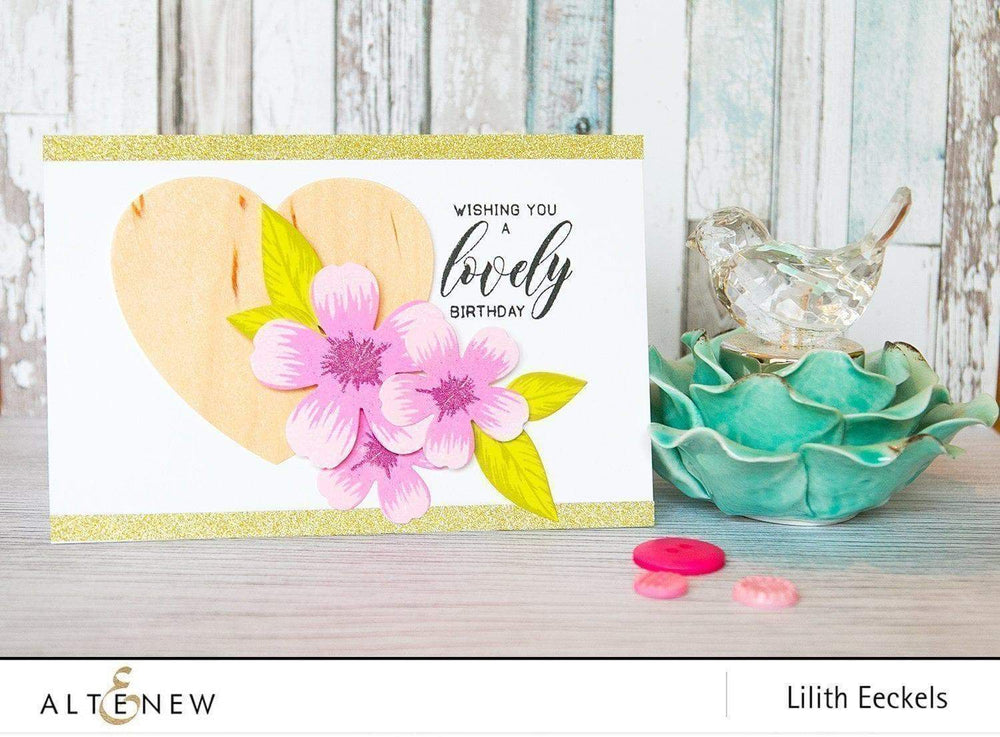 Build-A-Flower Set Build-A-Flower: Sakura Blossom Layering Stamp & Die Set