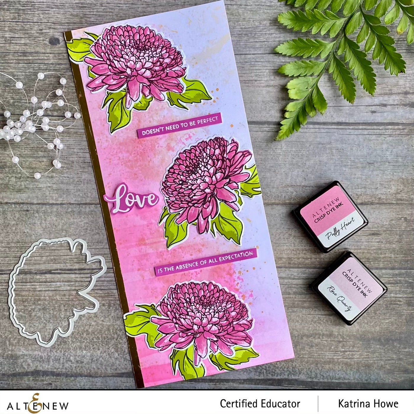 Build-A-Flower Set Build-A-Flower: Semi-Double Chrysanthemum Layering Stamp & Die Set