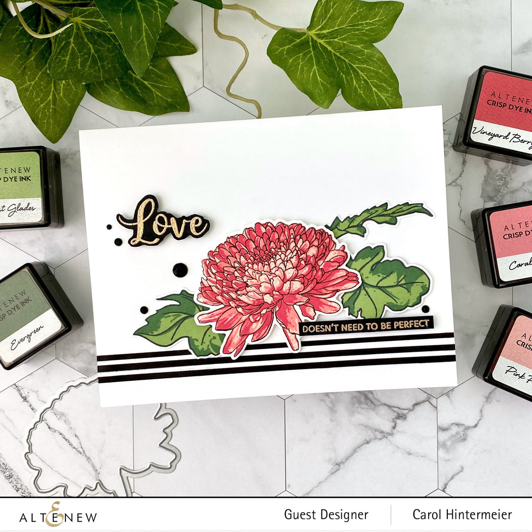 Build-A-Flower Set Build-A-Flower: Semi-Double Chrysanthemum Layering Stamp & Die Set