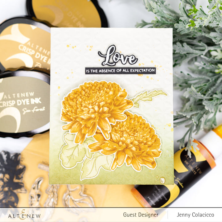 Build-A-Flower Set Build-A-Flower: Semi-Double Chrysanthemum Layering Stamp & Die Set
