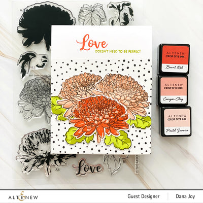 Build-A-Flower Set Build-A-Flower: Semi-Double Chrysanthemum Layering Stamp & Die Set