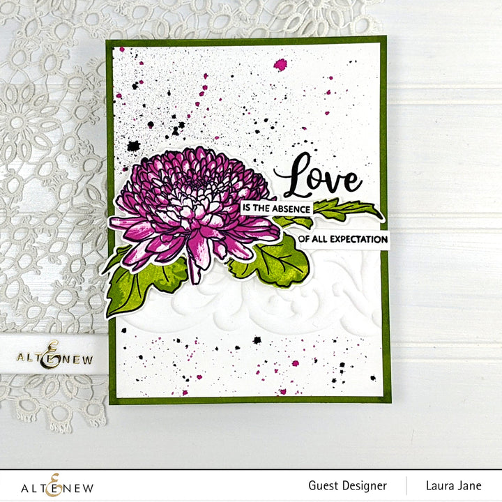Build-A-Flower Set Build-A-Flower: Semi-Double Chrysanthemum Layering Stamp & Die Set