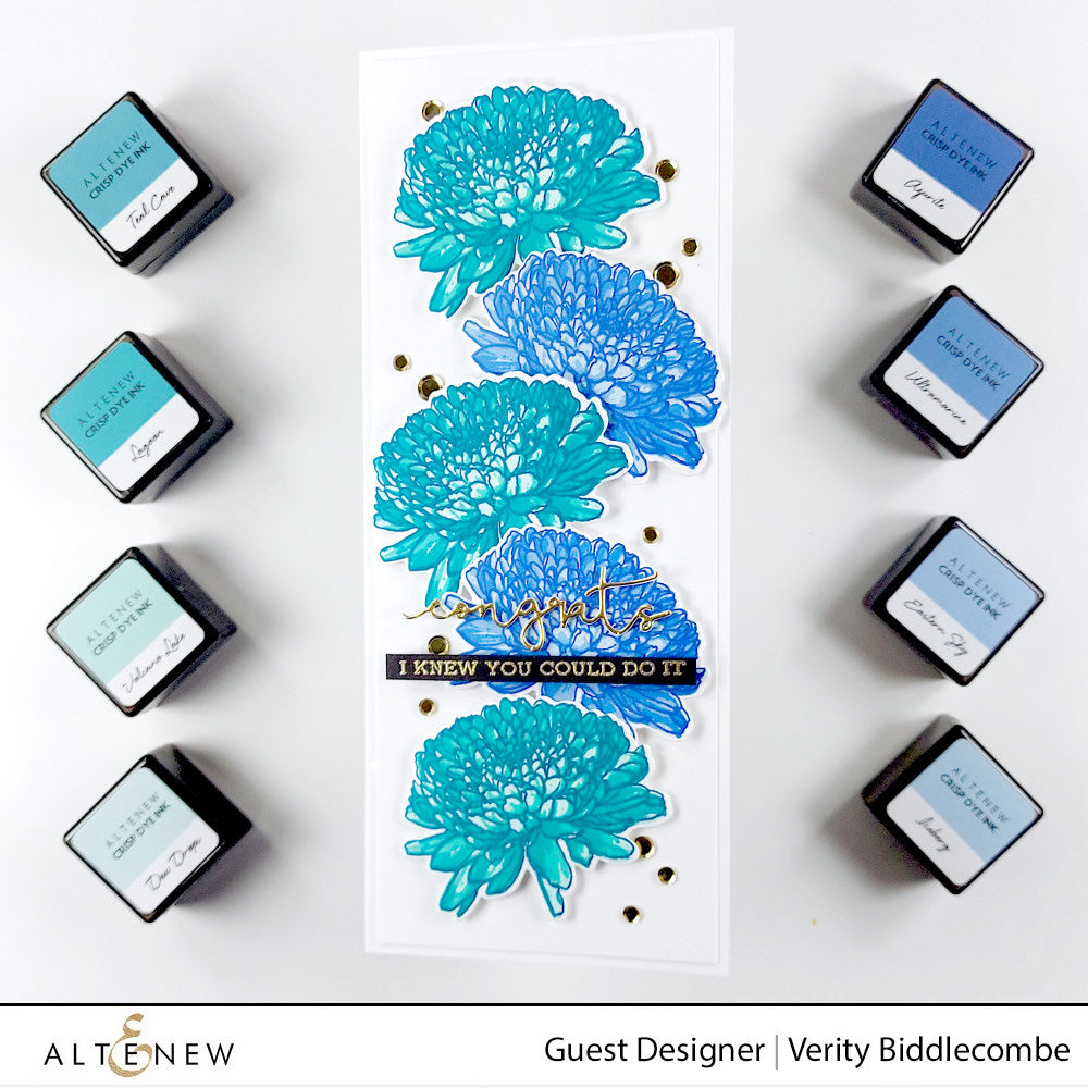 Build-A-Flower Set Build-A-Flower: Semi-Double Chrysanthemum Layering Stamp & Die Set