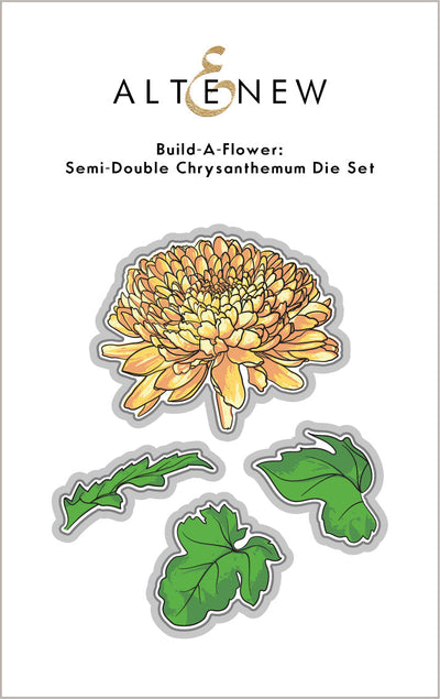 Build-A-Flower Set Build-A-Flower: Semi-Double Chrysanthemum Layering Stamp & Die Set