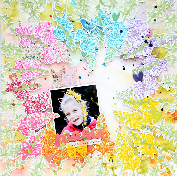 Build-A-Flower Set Build-A-Flower: Snapdragon Layering Stamp & Die Set