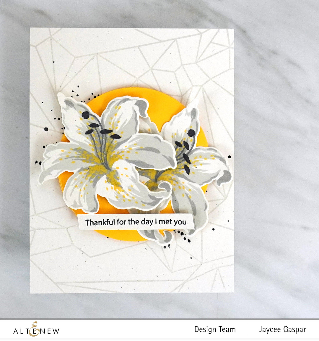 Build-A-Flower Set Build-A-Flower: Stargazer Layering Stamp & Die Set