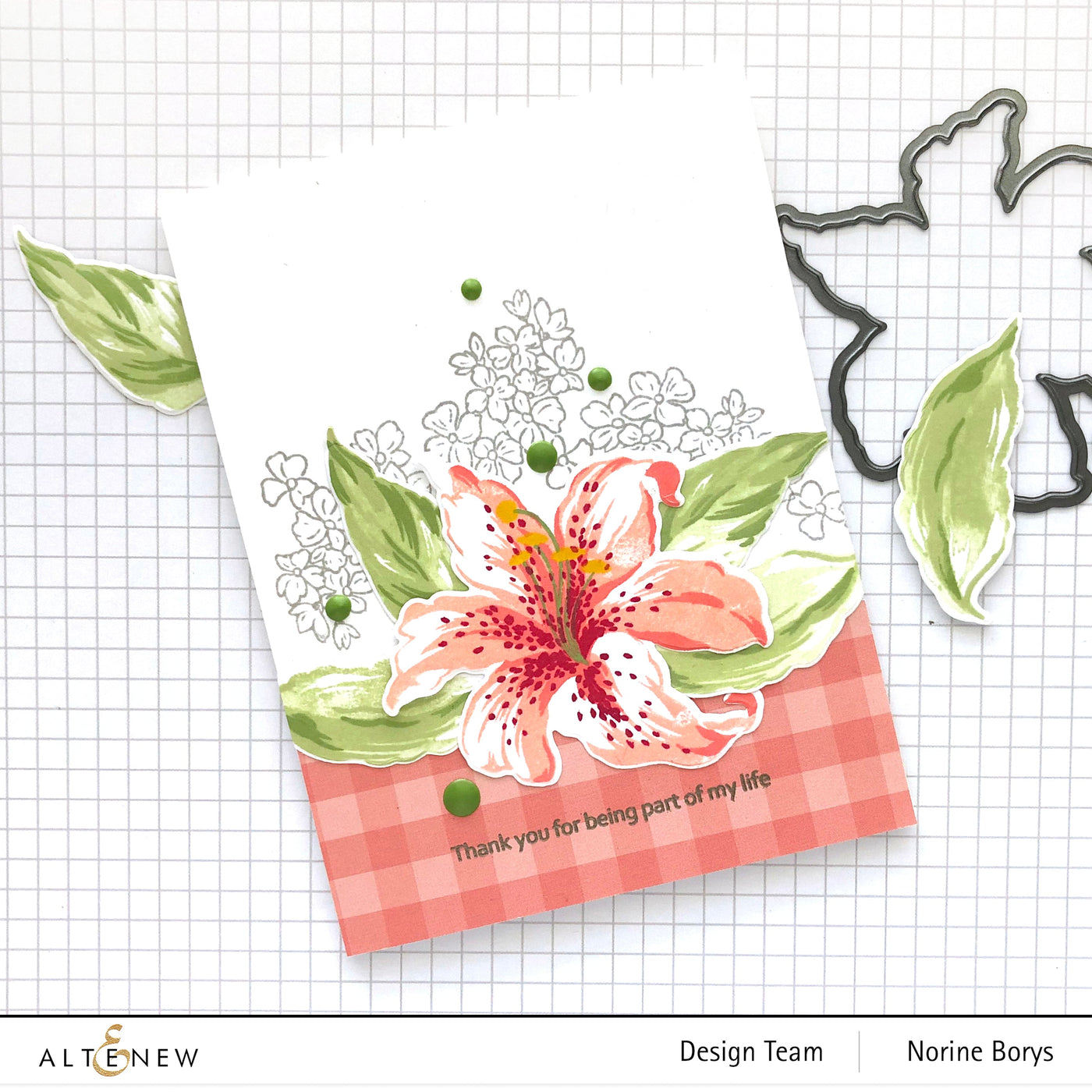 Build-A-Flower Set Build-A-Flower: Stargazer Layering Stamp & Die Set