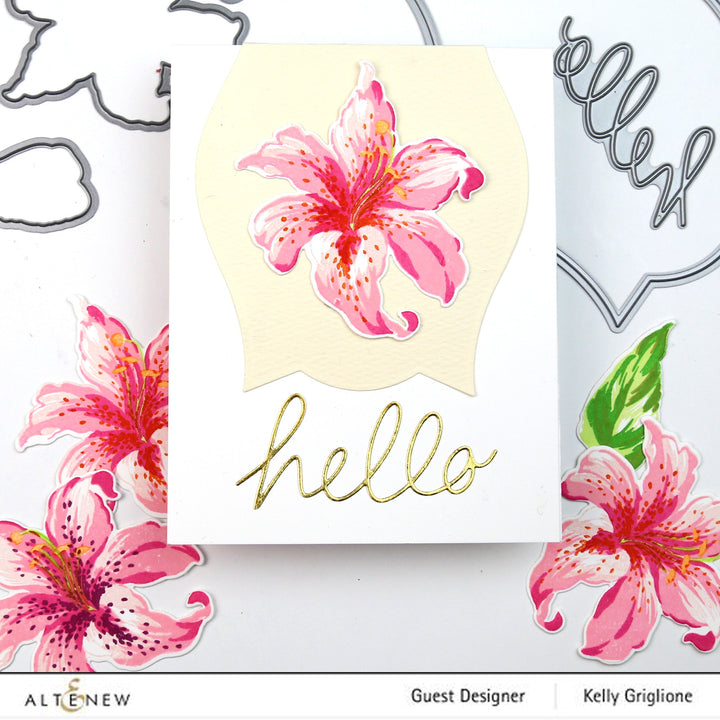 Build-A-Flower Set Build-A-Flower: Stargazer Layering Stamp & Die Set