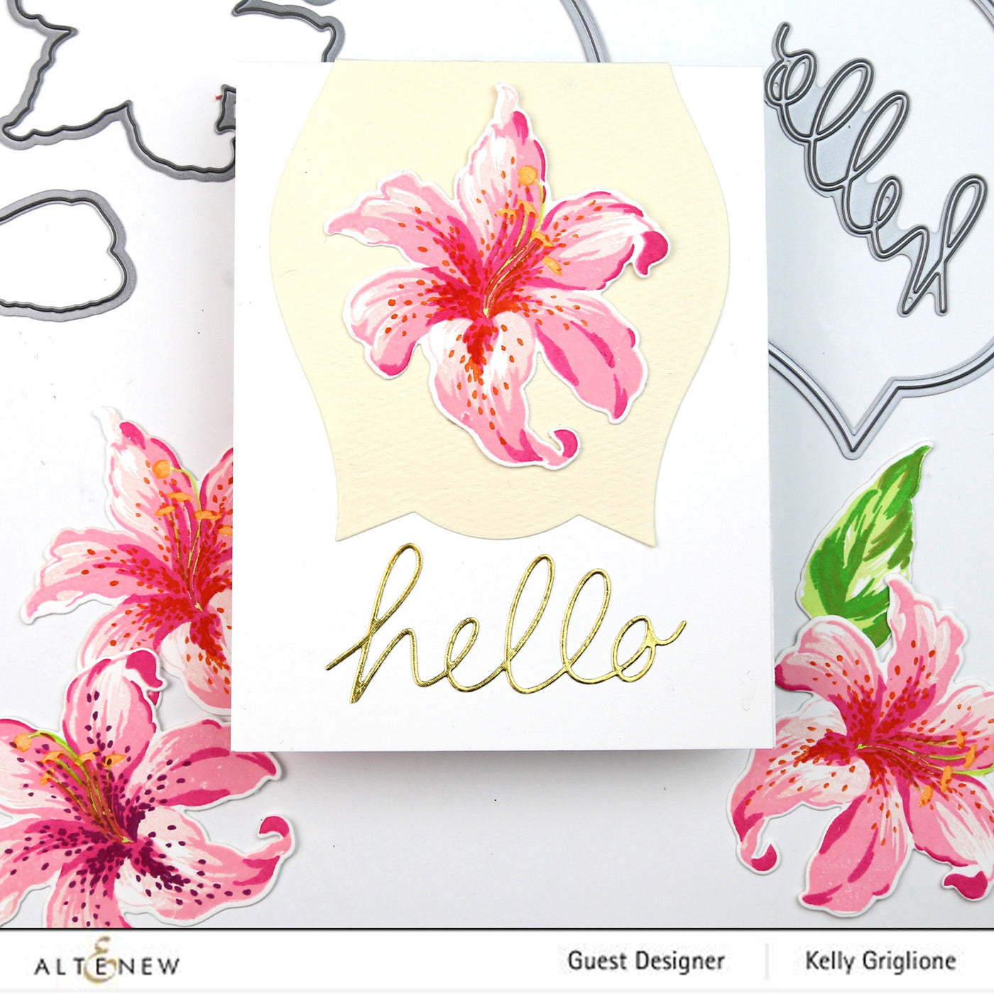 Build-A-Flower Set Build-A-Flower: Stargazer Layering Stamp & Die Set