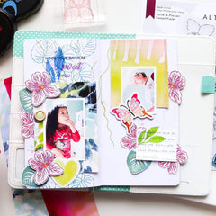 Build-A-Flower Set Build-A-Flower: Sweet Violet Layering Stamp & Die Set