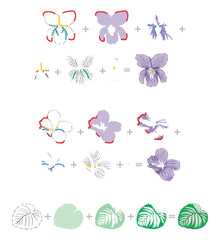 Build-A-Flower Set Build-A-Flower: Sweet Violet Layering Stamp & Die Set