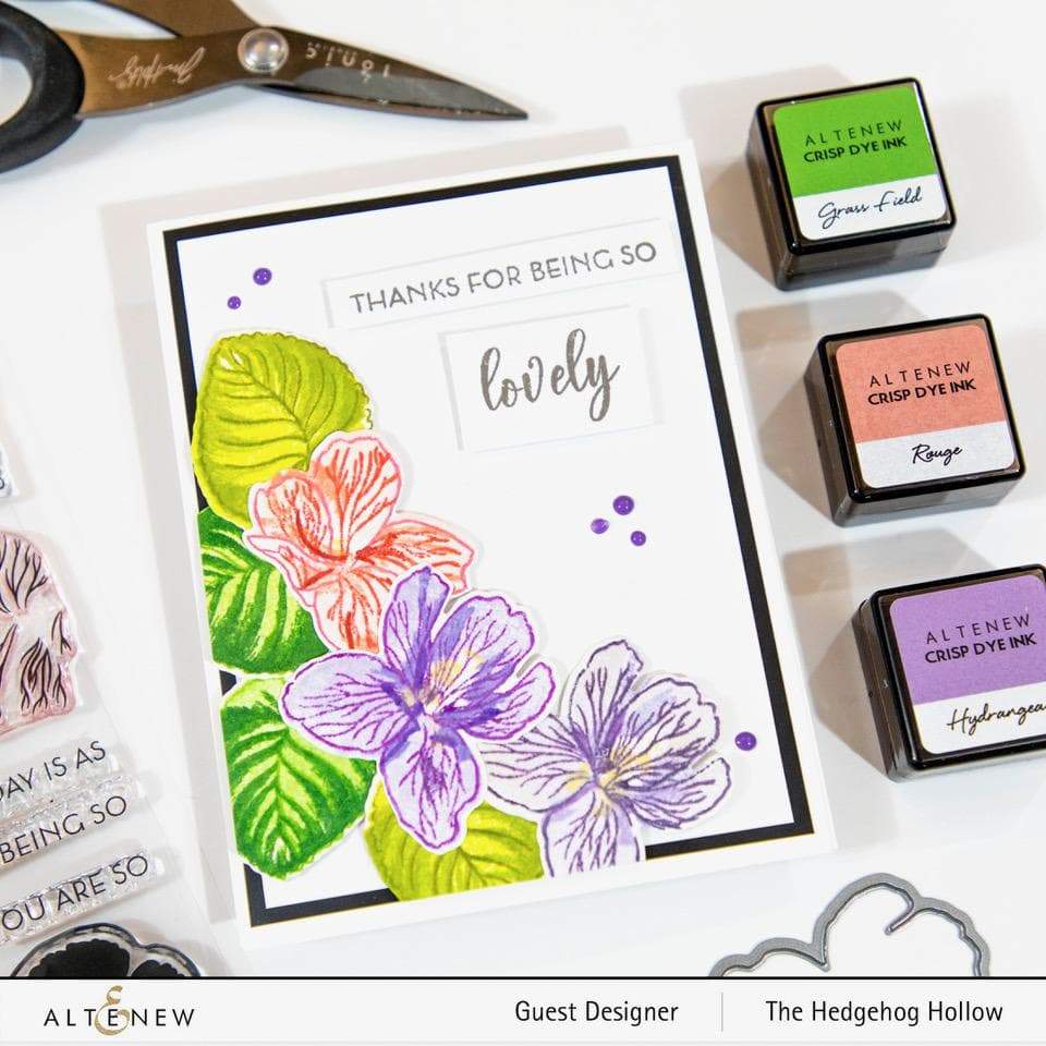 Build-A-Flower Set Build-A-Flower: Sweet Violet Layering Stamp & Die Set
