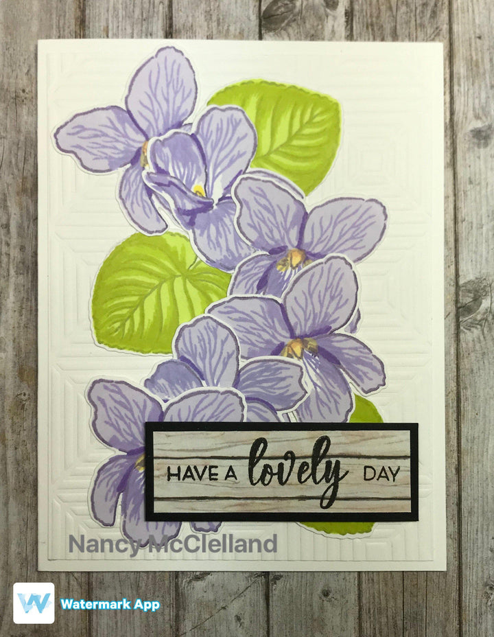 Build-A-Flower Set Build-A-Flower: Sweet Violet Layering Stamp & Die Set