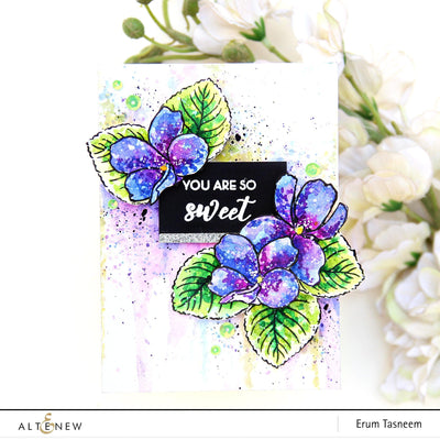 Build-A-Flower Set Build-A-Flower: Sweet Violet Layering Stamp & Die Set