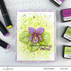 Build-A-Flower Set Build-A-Flower: Sweet Violet Layering Stamp & Die Set