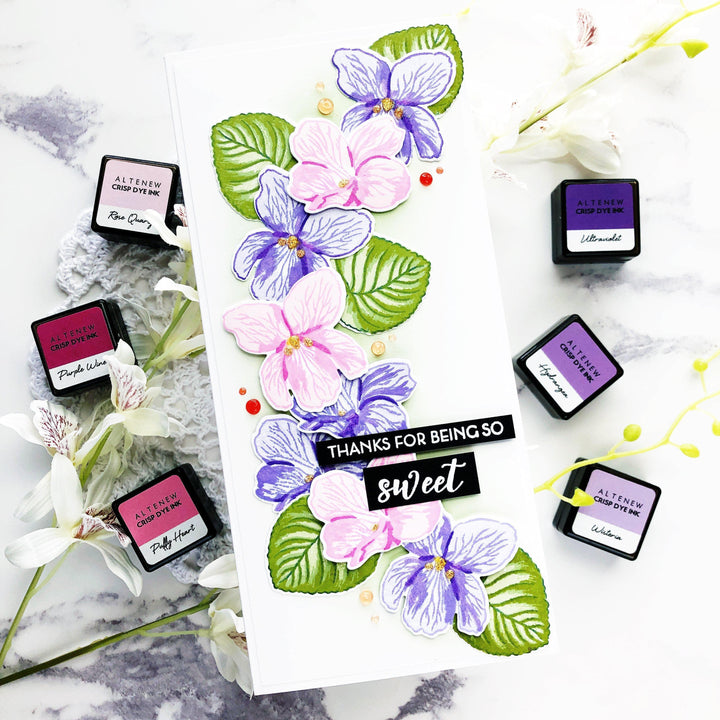 Build-A-Flower Set Build-A-Flower: Sweet Violet Layering Stamp & Die Set