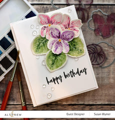 Build-A-Flower Set Build-A-Flower: Sweet Violet Layering Stamp & Die Set