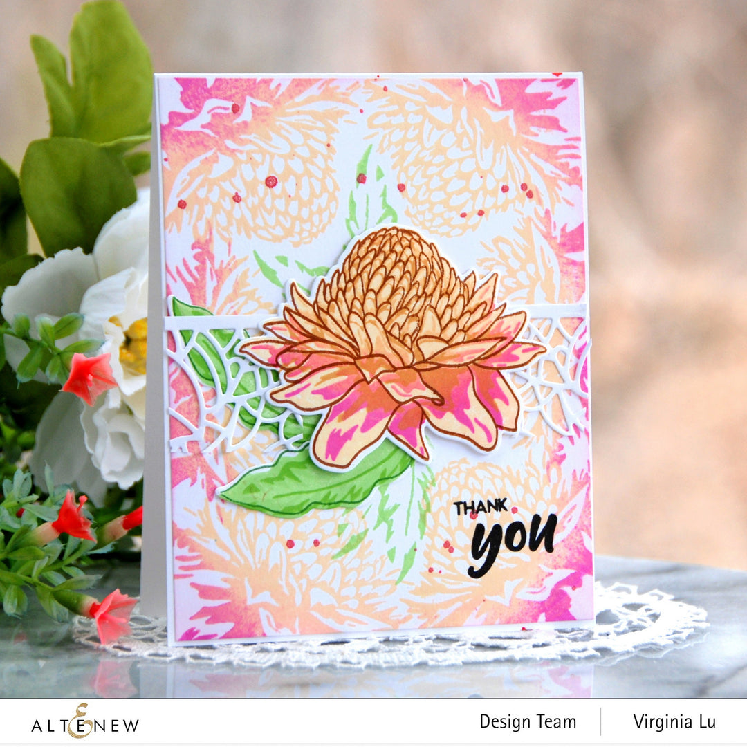 Build-A-Flower Set Build-A-Flower: Torch Ginger Layering Stamp & Die Set