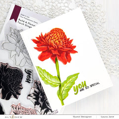 Build-A-Flower Set Build-A-Flower: Torch Ginger Layering Stamp & Die Set