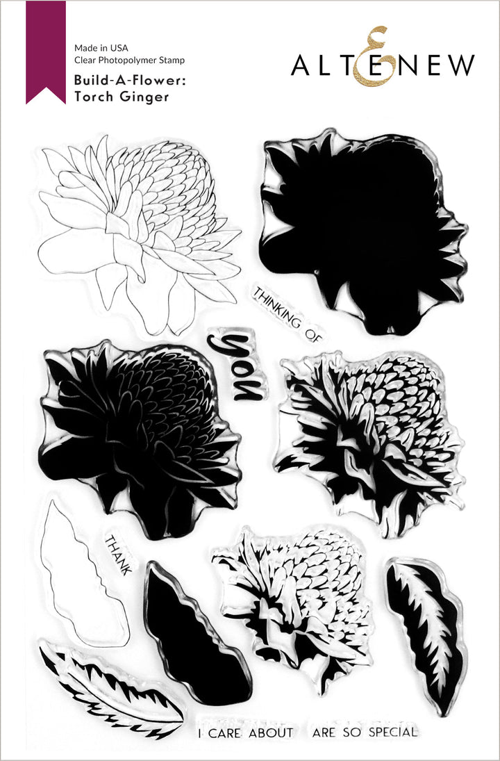Build-A-Flower Set Build-A-Flower: Torch Ginger Layering Stamp & Die Set
