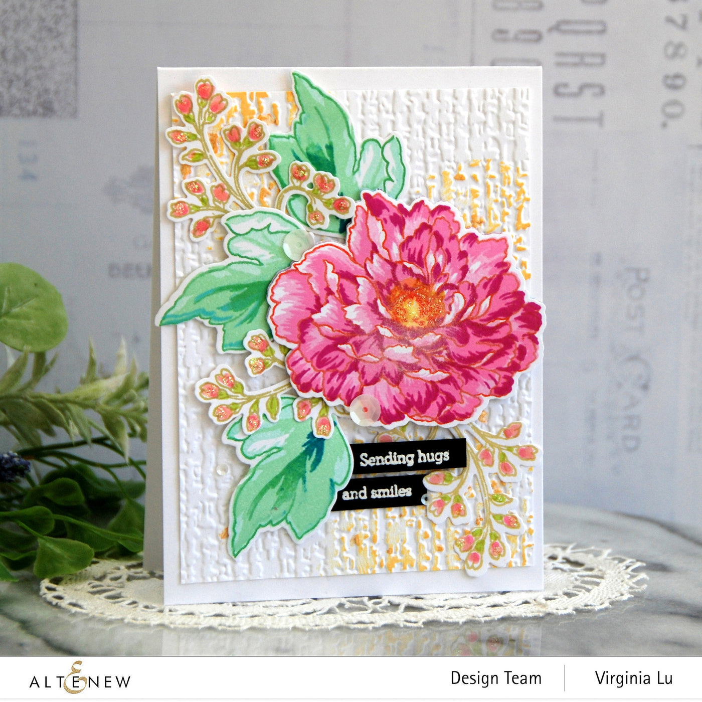 Build-A-Flower Set Build-A-Flower: Tree Peony Layering Stamp & Die Set