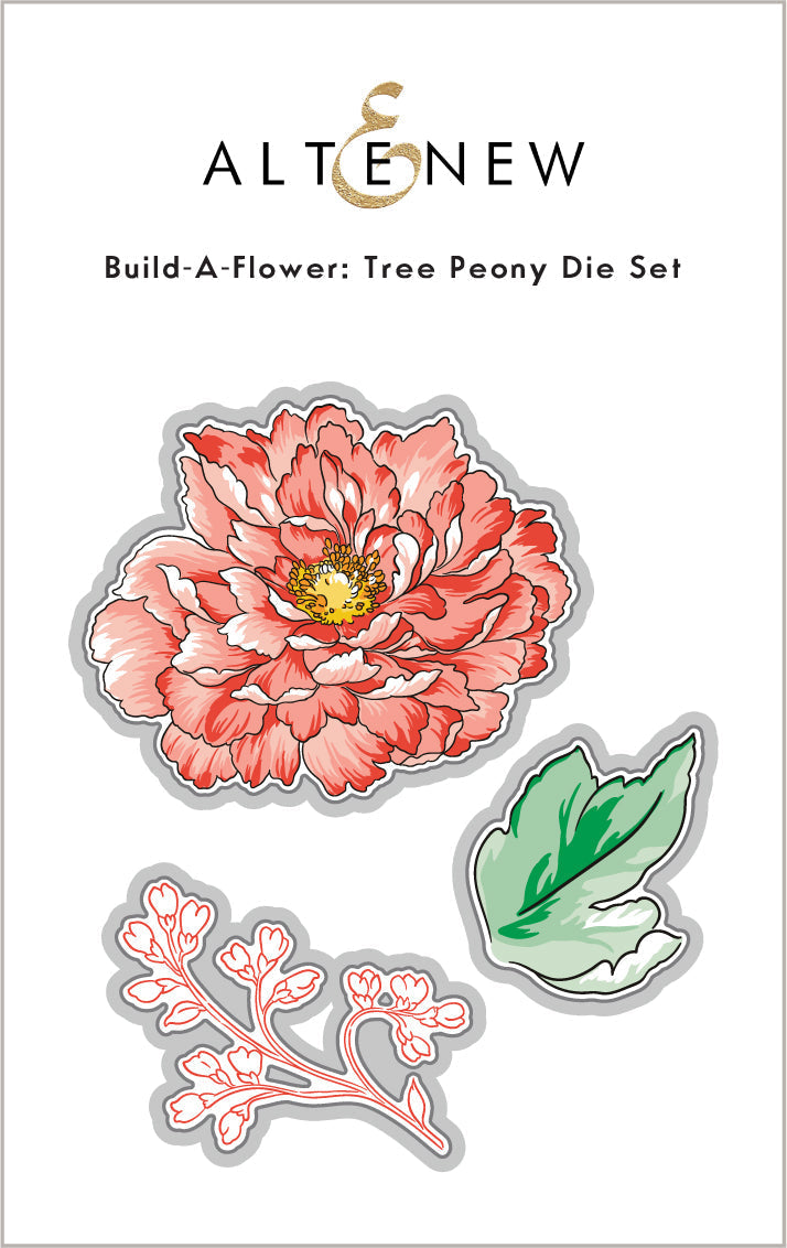 Build-A-Flower Set Build-A-Flower: Tree Peony Layering Stamp & Die Set