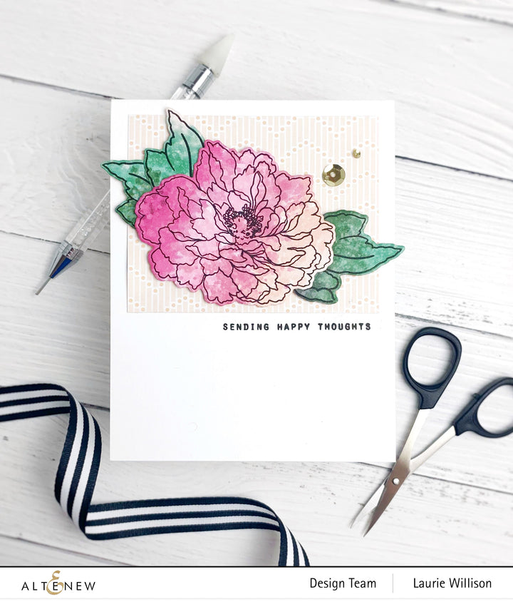 Build-A-Flower Set Build-A-Flower: Tree Peony Layering Stamp & Die Set