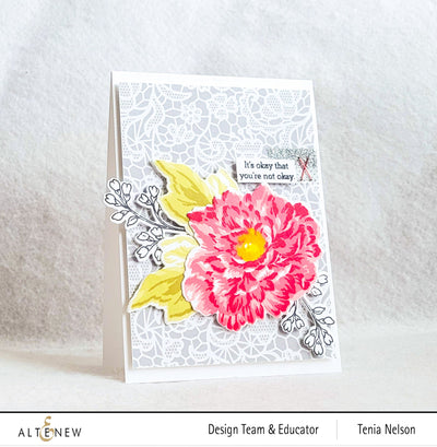 Build-A-Flower Set Build-A-Flower: Tree Peony Layering Stamp & Die Set