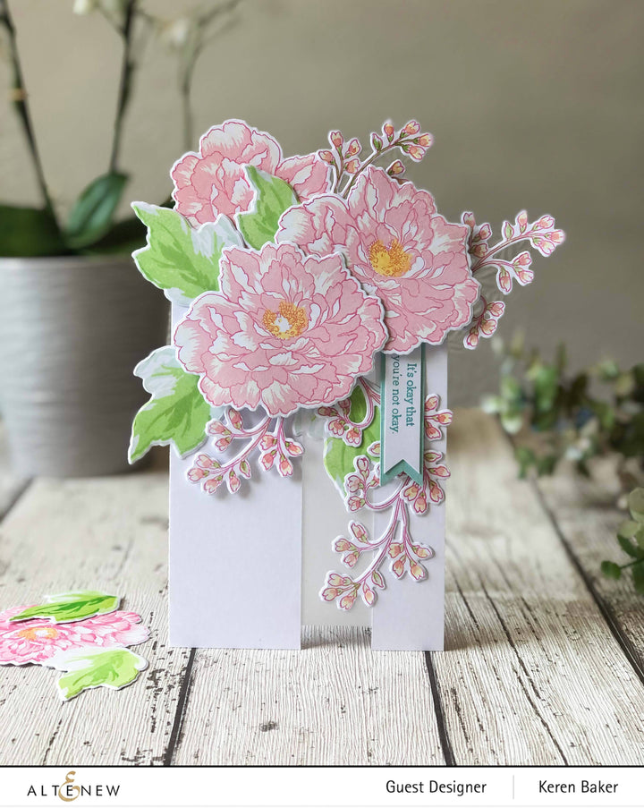 Build-A-Flower Set Build-A-Flower: Tree Peony Layering Stamp & Die Set
