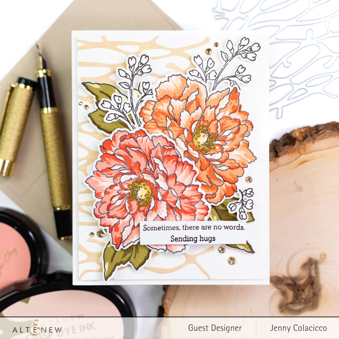 Build-A-Flower Set Build-A-Flower: Tree Peony Layering Stamp & Die Set