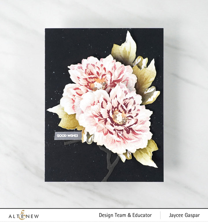 Build-A-Flower Set Build-A-Flower: Tree Peony Layering Stamp & Die Set