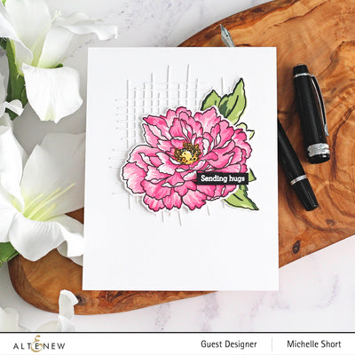 Build-A-Flower Set Build-A-Flower: Tree Peony Layering Stamp & Die Set