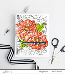 Build-A-Flower Set Build-A-Flower: Tree Peony Layering Stamp & Die Set