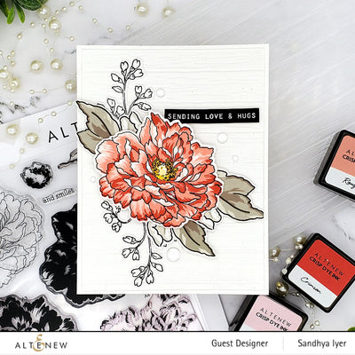 Build-A-Flower Set Build-A-Flower: Tree Peony Layering Stamp & Die Set