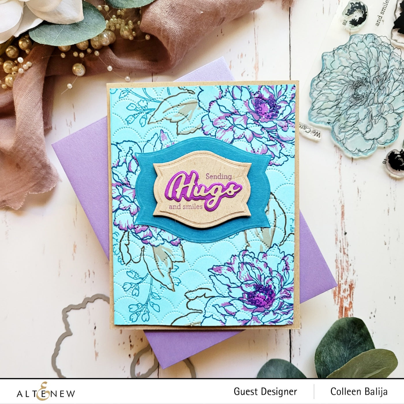 Build-A-Flower Set Build-A-Flower: Tree Peony Layering Stamp & Die Set