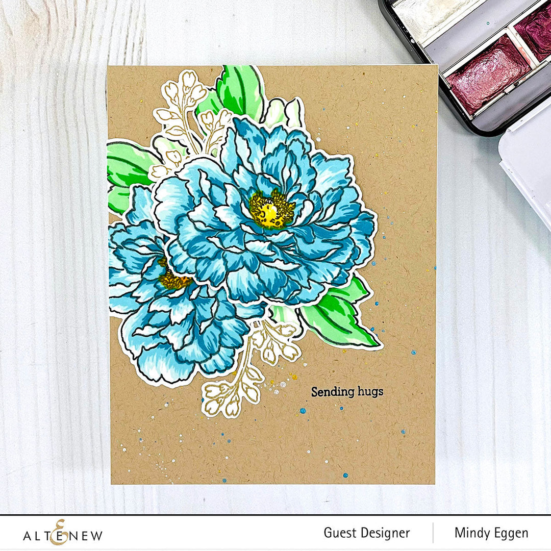 Build-A-Flower Set Build-A-Flower: Tree Peony Layering Stamp & Die Set
