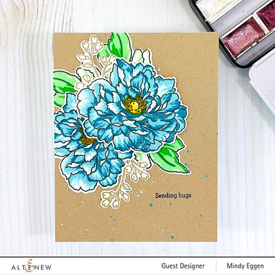 Build-A-Flower Set Build-A-Flower: Tree Peony Layering Stamp & Die Set