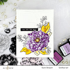 Build-A-Flower Set Build-A-Flower: Tree Peony Layering Stamp & Die Set