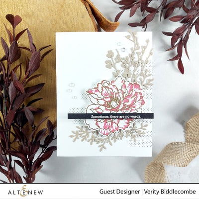 Build-A-Flower Set Build-A-Flower: Tree Peony Layering Stamp & Die Set