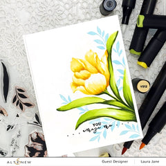 Build-A-Flower Set Build-A-Flower: Triumph Tulip Layering Stamp & Die Set