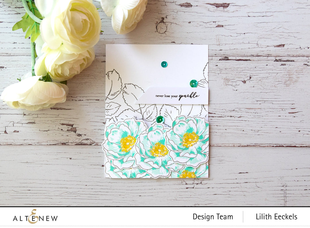 Build-A-Flower Set Build-A-Flower: Wild Rose Layering Stamp & Die Set