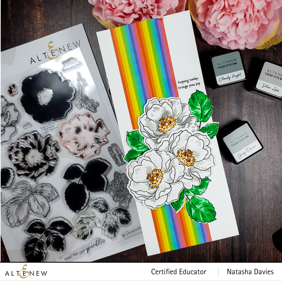 Build-A-Flower Set Build-A-Flower: Wild Rose Layering Stamp & Die Set