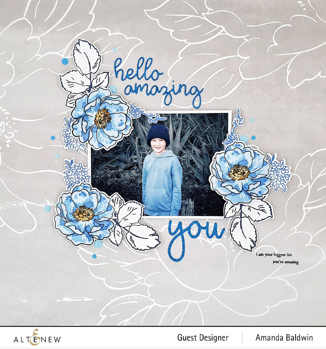 Build-A-Flower Set Build-A-Flower: Wild Rose Layering Stamp & Die Set