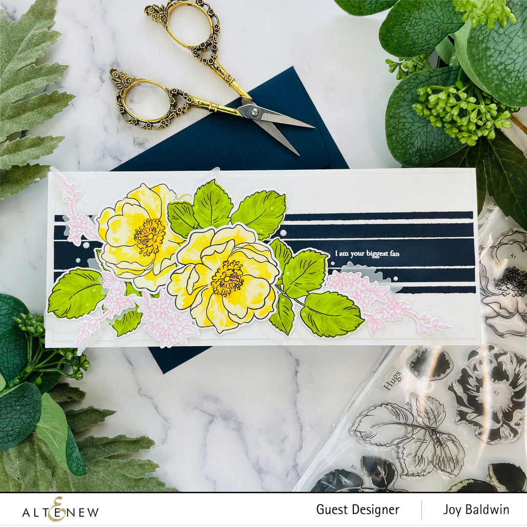 Build-A-Flower Set Build-A-Flower: Wild Rose Layering Stamp & Die Set