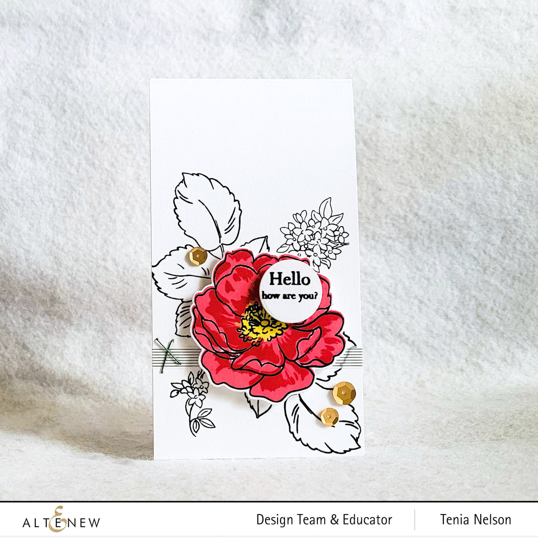 Build-A-Flower Set Build-A-Flower: Wild Rose Layering Stamp & Die Set