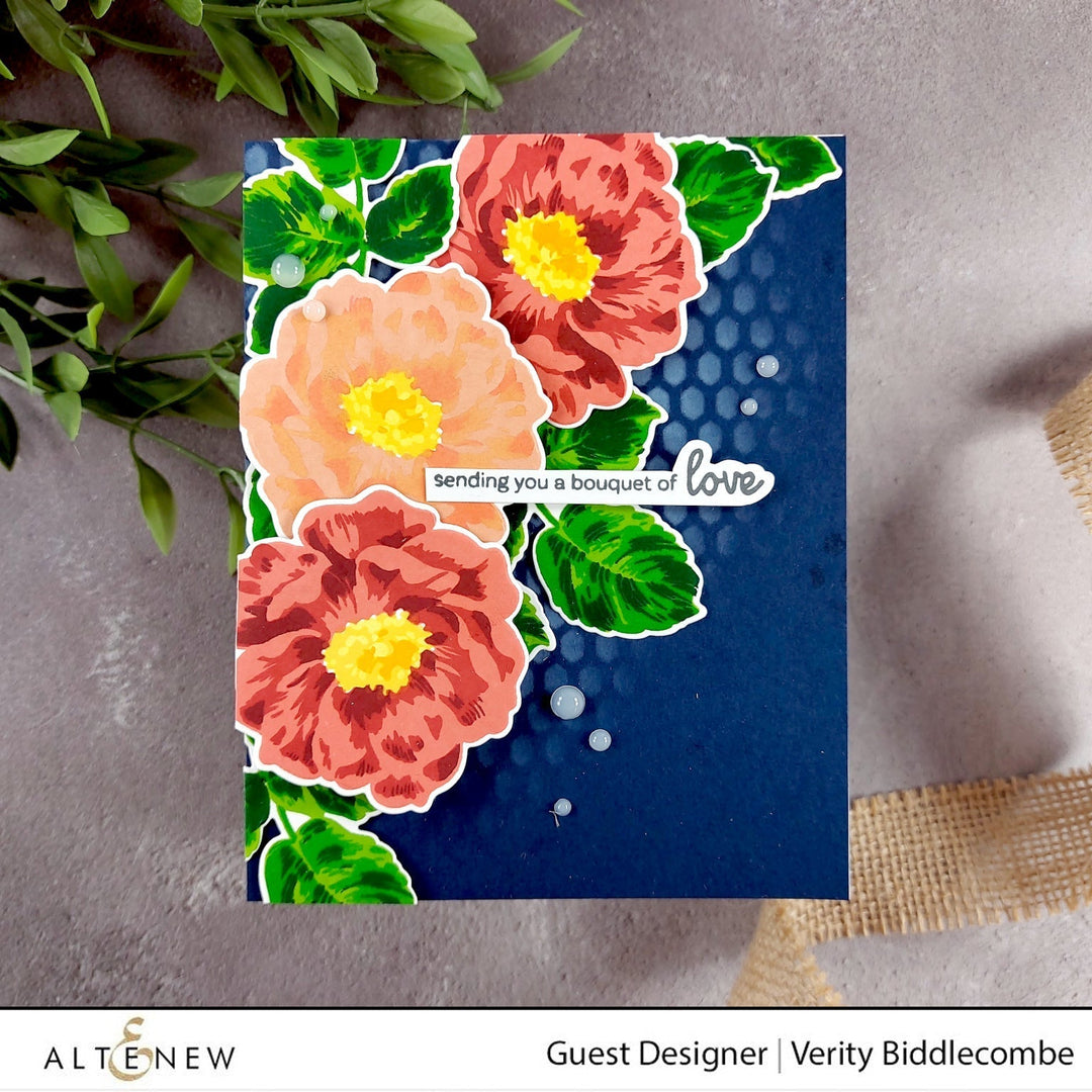 Build-A-Flower Set Build-A-Flower: Wild Rose Layering Stamp & Die Set